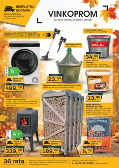 Pregled letka Vinkoprom Katalog trgovine Vinkoprom vrijedi od 01.09.2026