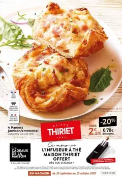Prévisualisation de Thiriet catalogue du magasin Thiriet formulaire valide 28/09/2026