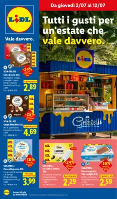 Anteprima dell'opuscolo Lidl volantino Gelato dal negozio Lidl valido da 02/07/2026
