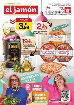 Vista previa del folleto de la tienda Supermercados El Jamón válido desde el 27/08/2026 