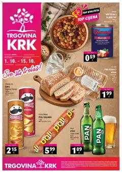 Pregled letka Trgovina Krk Katalog trgovine Trgovina Krk vrijedi od 01.10.2026