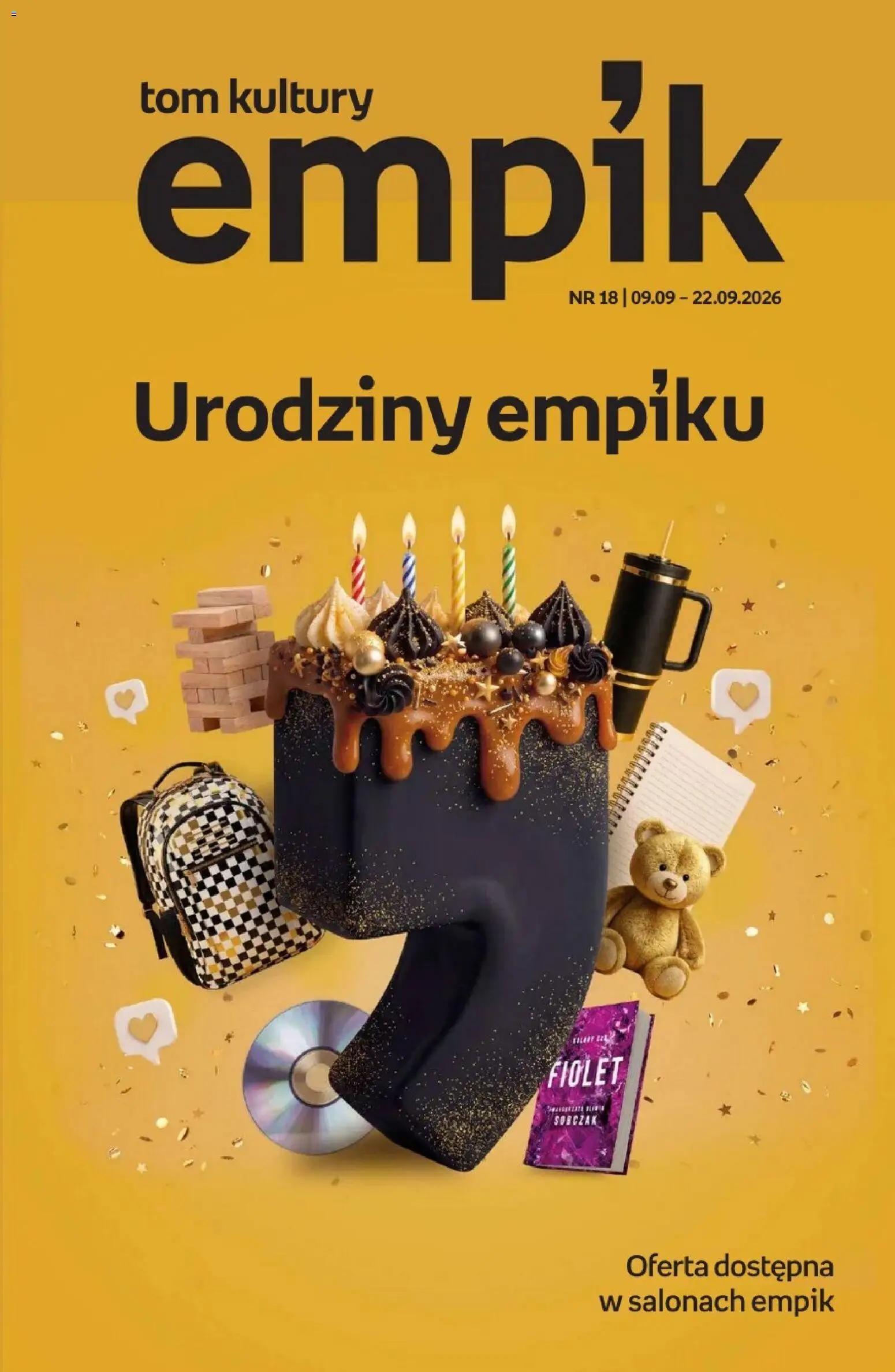 Pogląd gazetki "Empik promocje" ze sklepu Empik ważnej od 09.09.2026