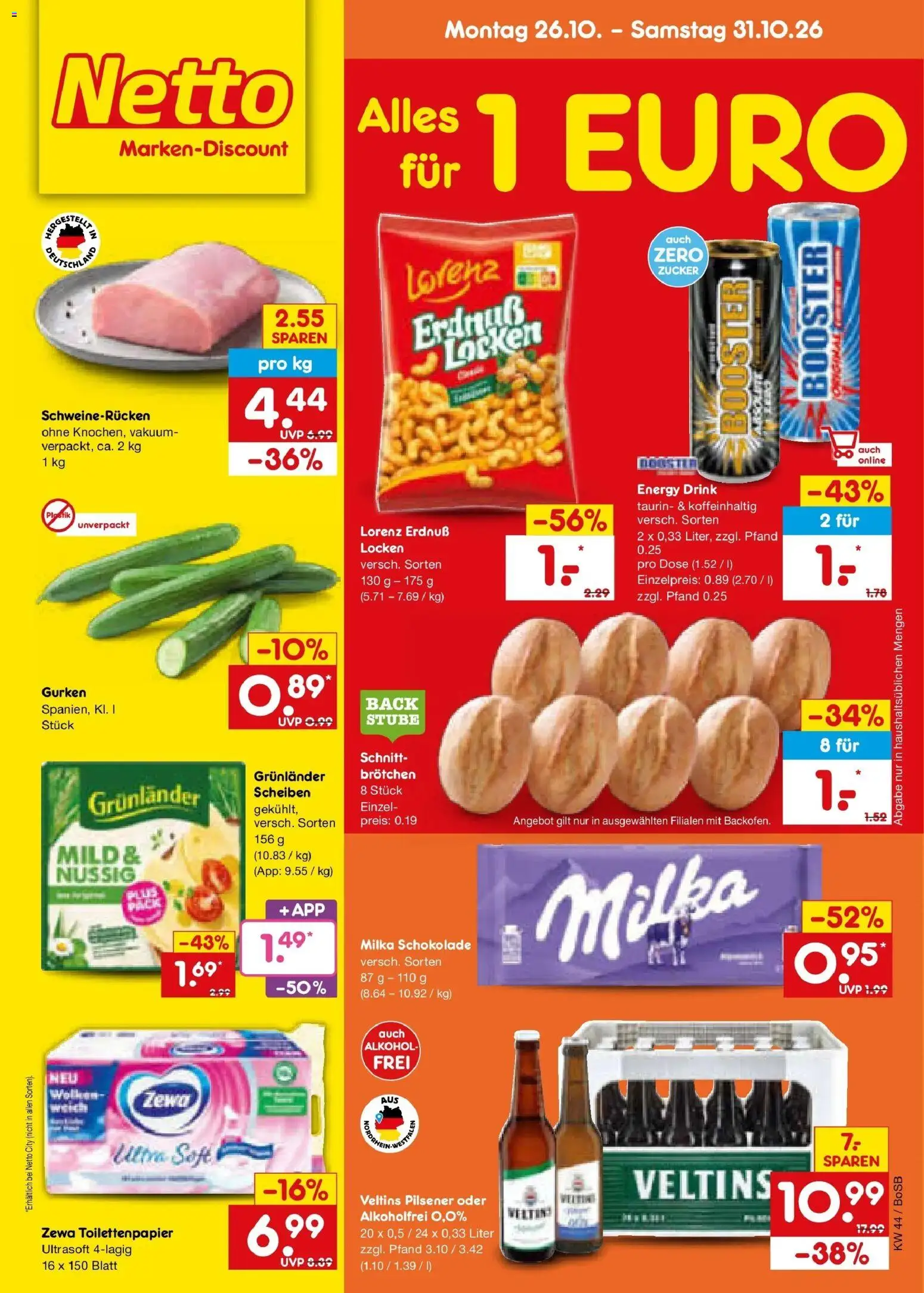 Vorschau von dem Prospekt des Geschäftes Netto Marken-Discount, gültig ab dem 26.10.2026