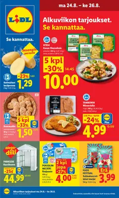 Kaupan Lidl Lidl tarjoukset - Helsinki esikatselu, voimassa 24/08/2026