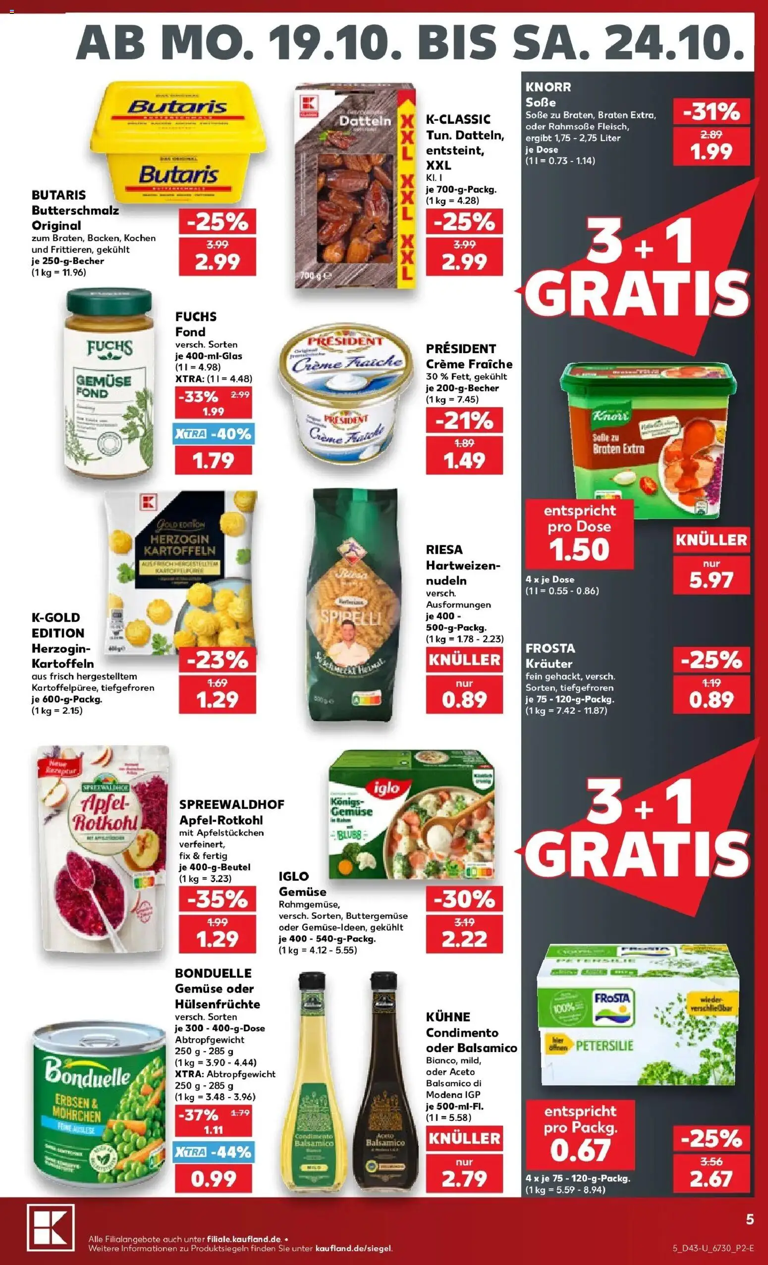 Vorschau von dem Prospekt des Geschäftes Kaufland, gültig ab dem 19.10.2026