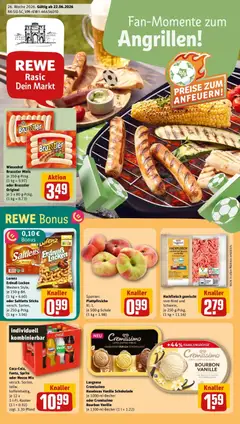 Vorschau von dem Prospekt des Geschäftes Rewe, gültig ab dem 22.06.2026
