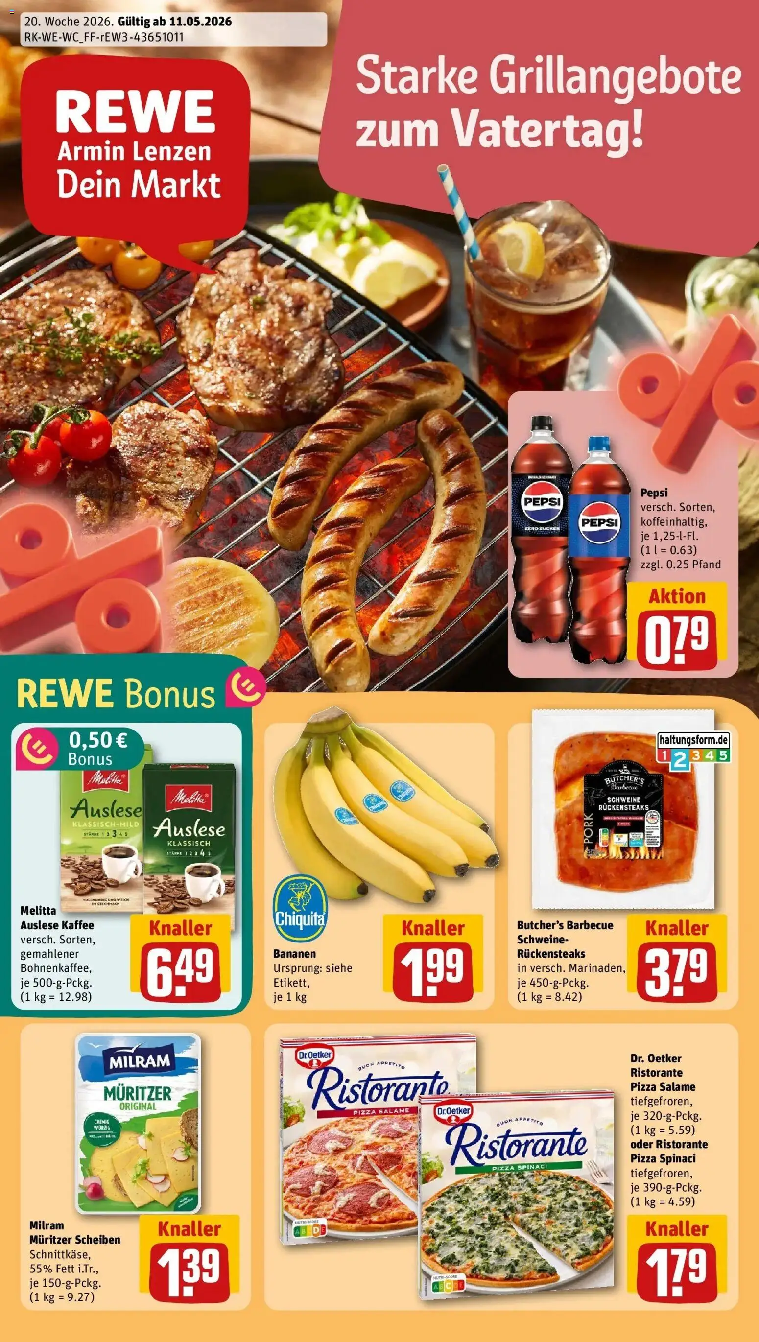 Vorschau von dem Prospekt des Geschäftes Rewe, gültig ab dem 10.05.2026