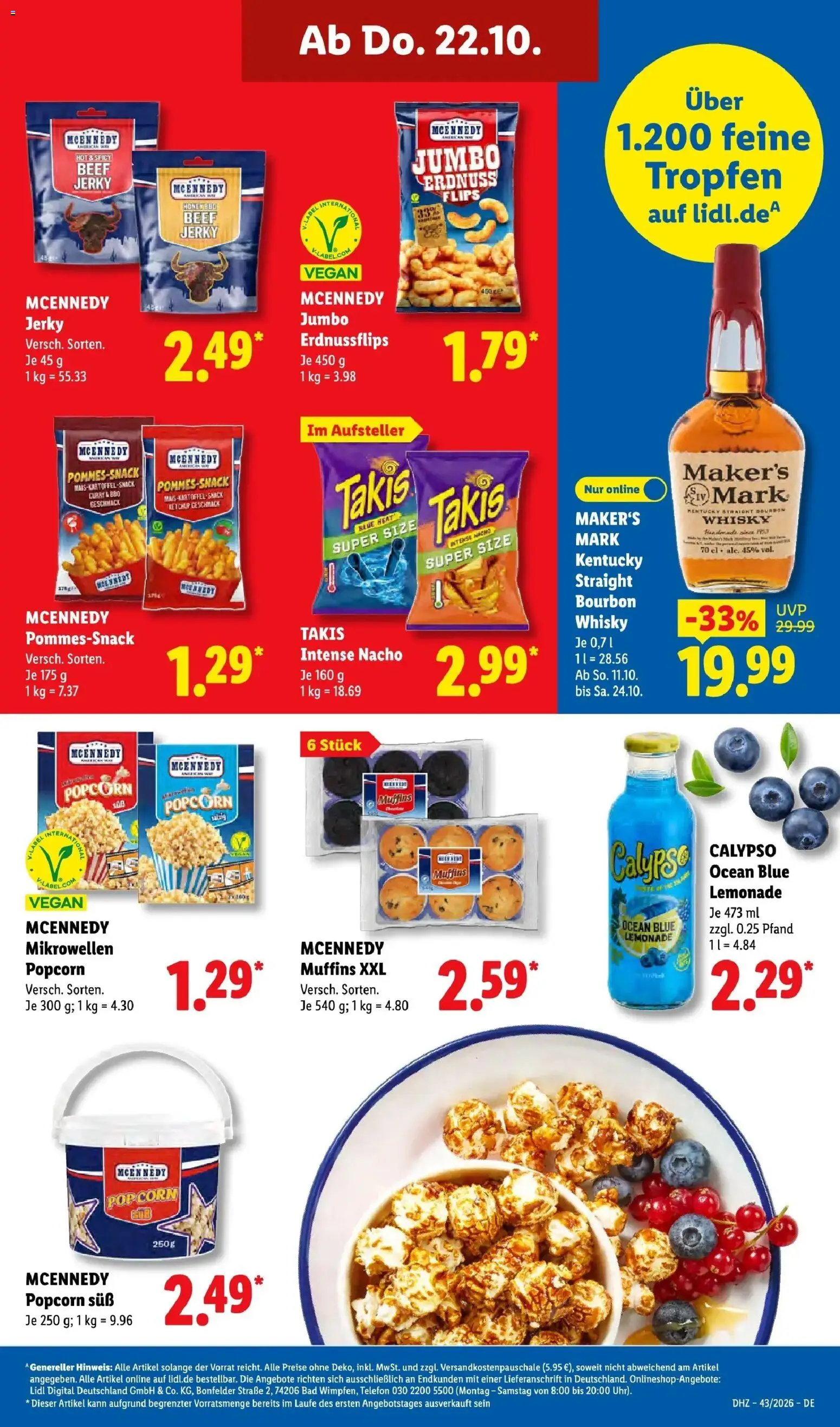 Vorschau von dem Prospekt des Geschäftes Lidl, gültig ab dem 19.10.2026