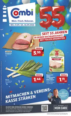 Vorschau von dem Prospekt des Geschäftes Combi, gültig ab dem 21.09.2026