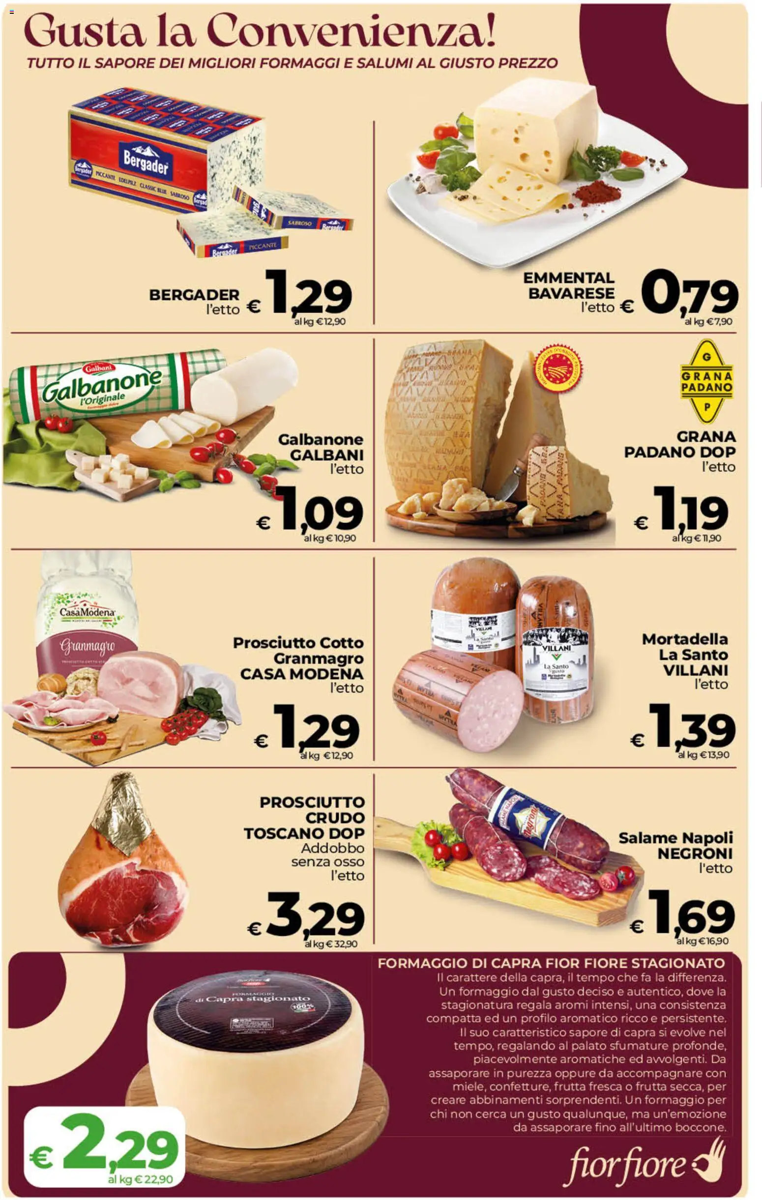 Anteprima dell'opuscolo COOP volantino inCoop Sicilia dal negozio COOP valido da 23/10/2026 - Frutta, Mortadella, Prosciutto Crudo, Prosciutto, Prosciutto Cotto, Salame, Emmental, Formaggio di capra