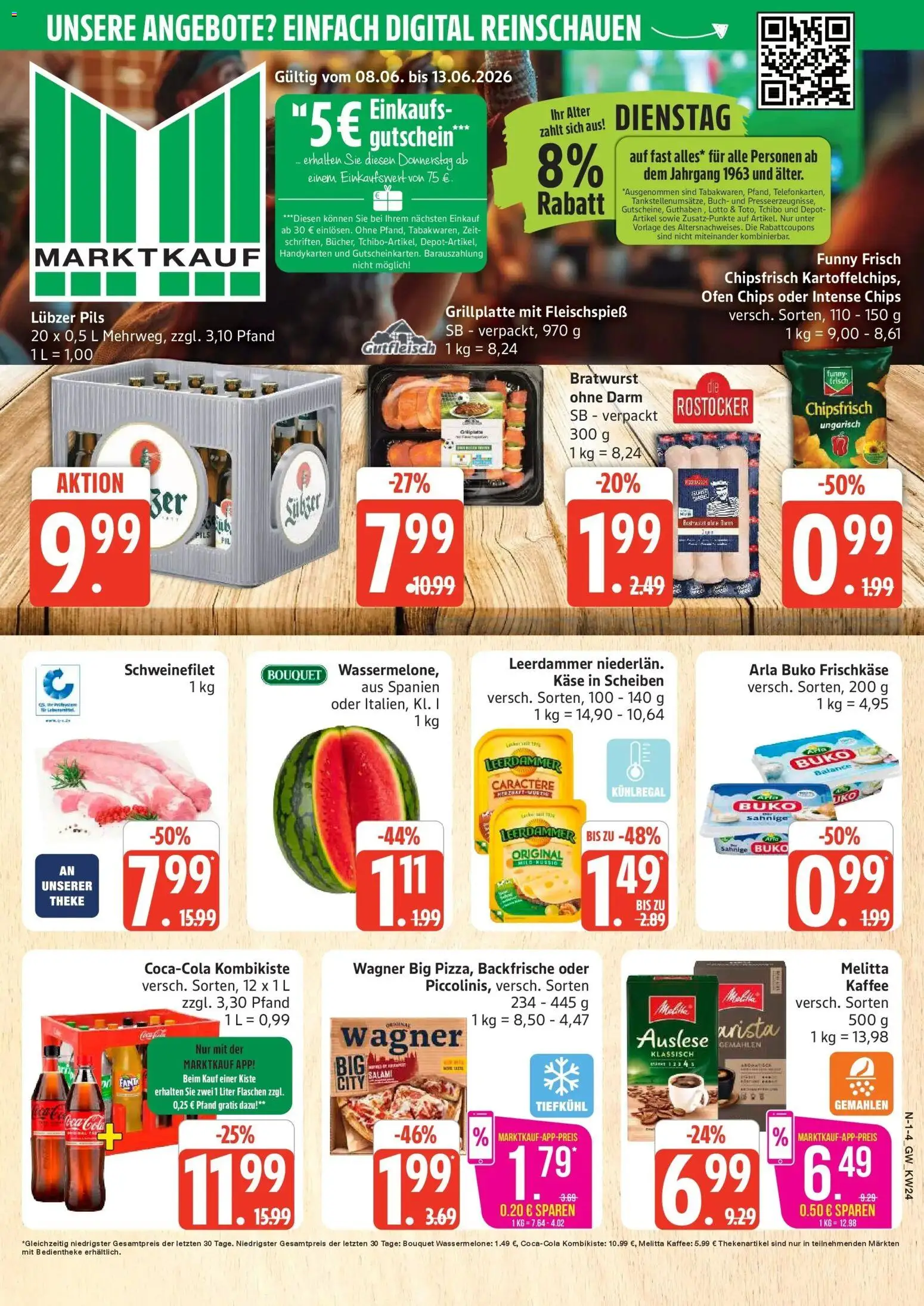 Vorschau von dem Prospekt des Geschäftes Marktkauf, gültig ab dem 08.06.2026