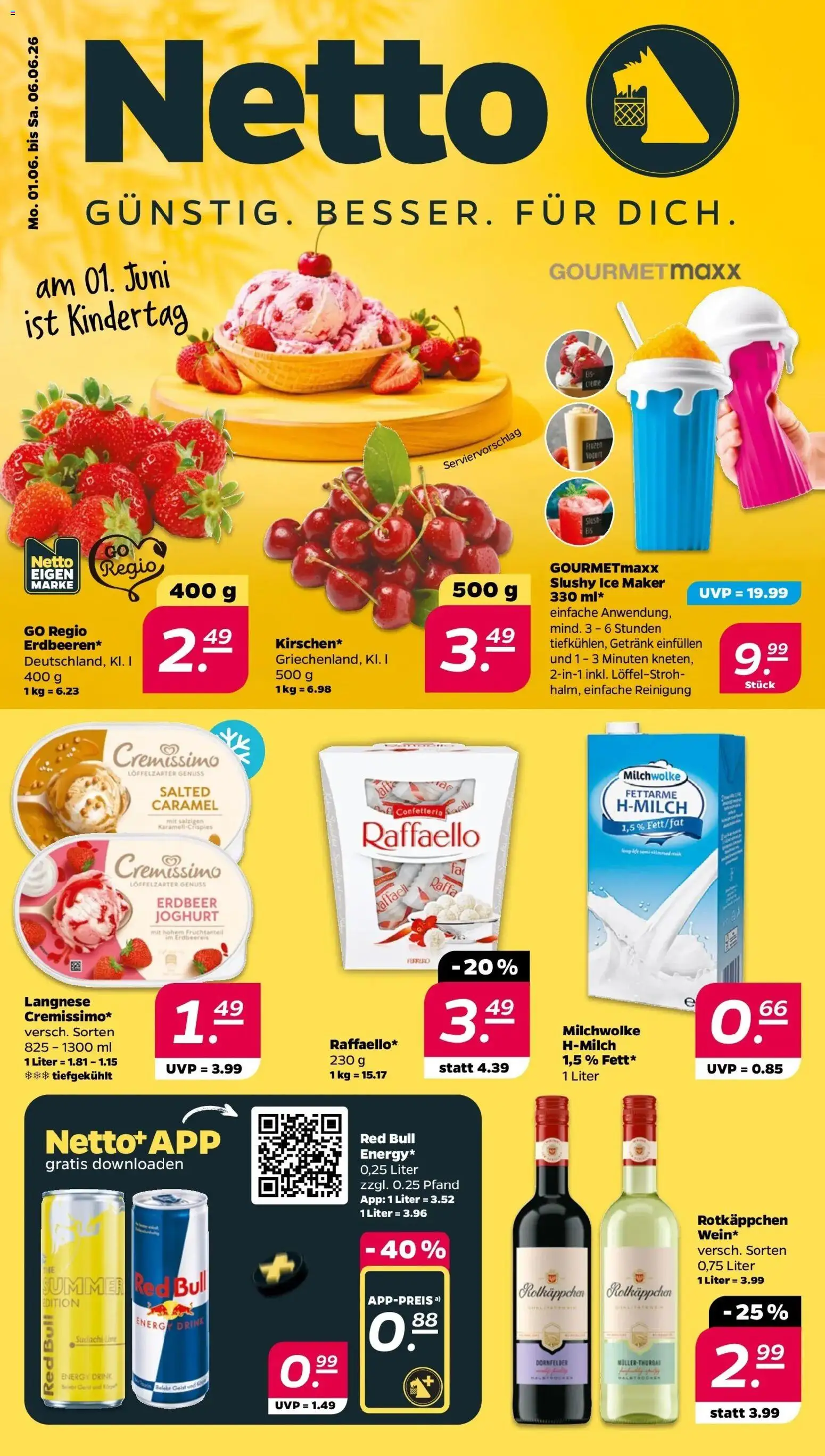 Vorschau von dem Prospekt des Geschäftes Netto, gültig ab dem 01.06.2026