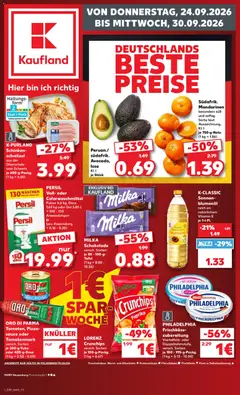 Vorschau von dem Prospekt des Geschäftes Kaufland, gültig ab dem 24.09.2026
