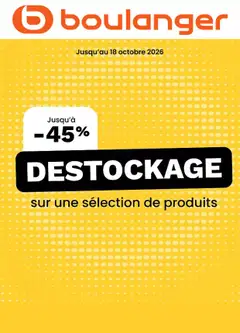 Boulanger - Prévisualisation de Boulanger Catalogue des produits - Déstockage Automne valide à partir de 05/10/2026