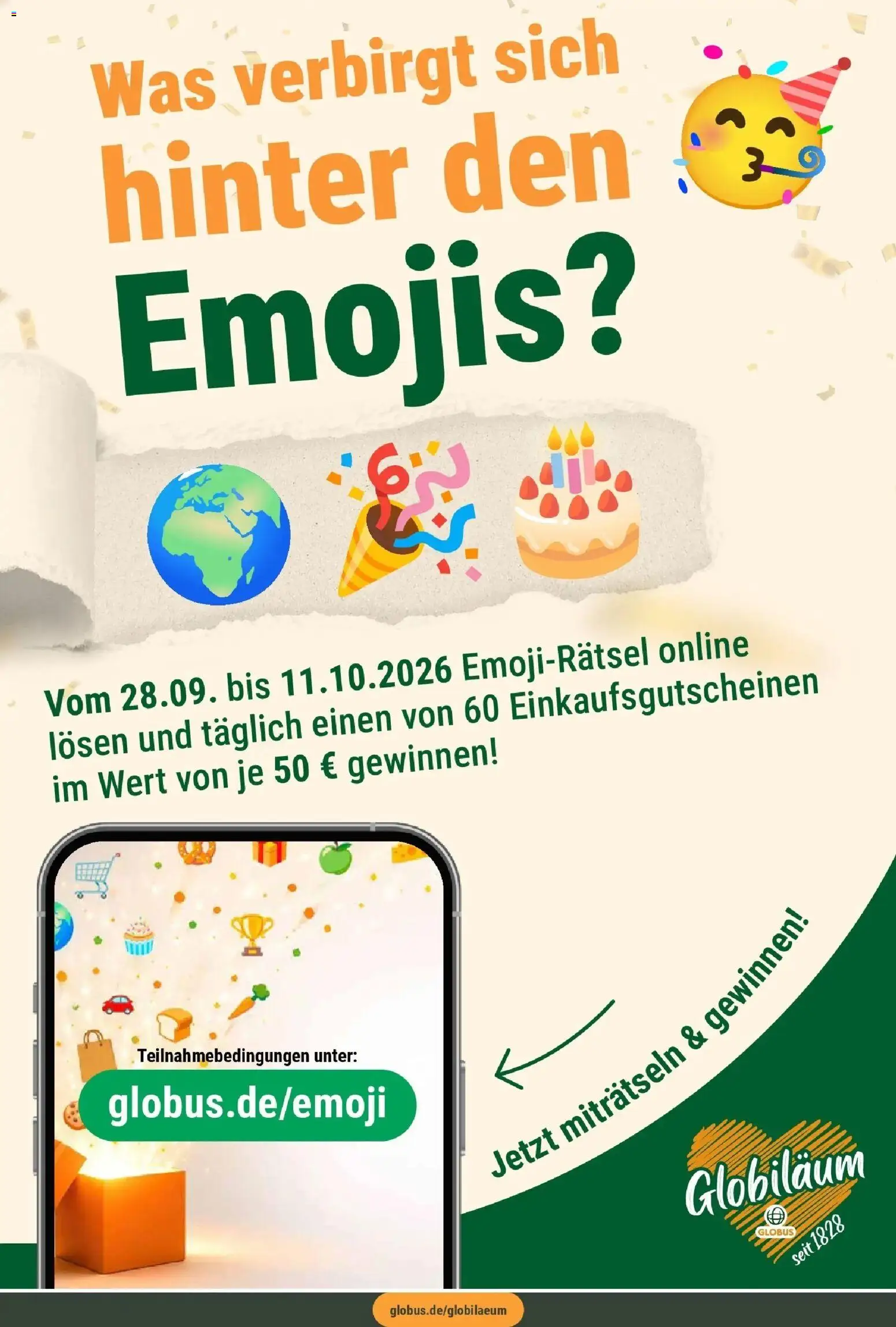 Vorschau von dem Prospekt des Geschäftes Globus, gültig ab dem 05.10.2026
