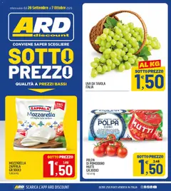 Anteprima dell'opuscolo ARD Discount volantino dal negozio ARD Discount valido da 28/09/2026