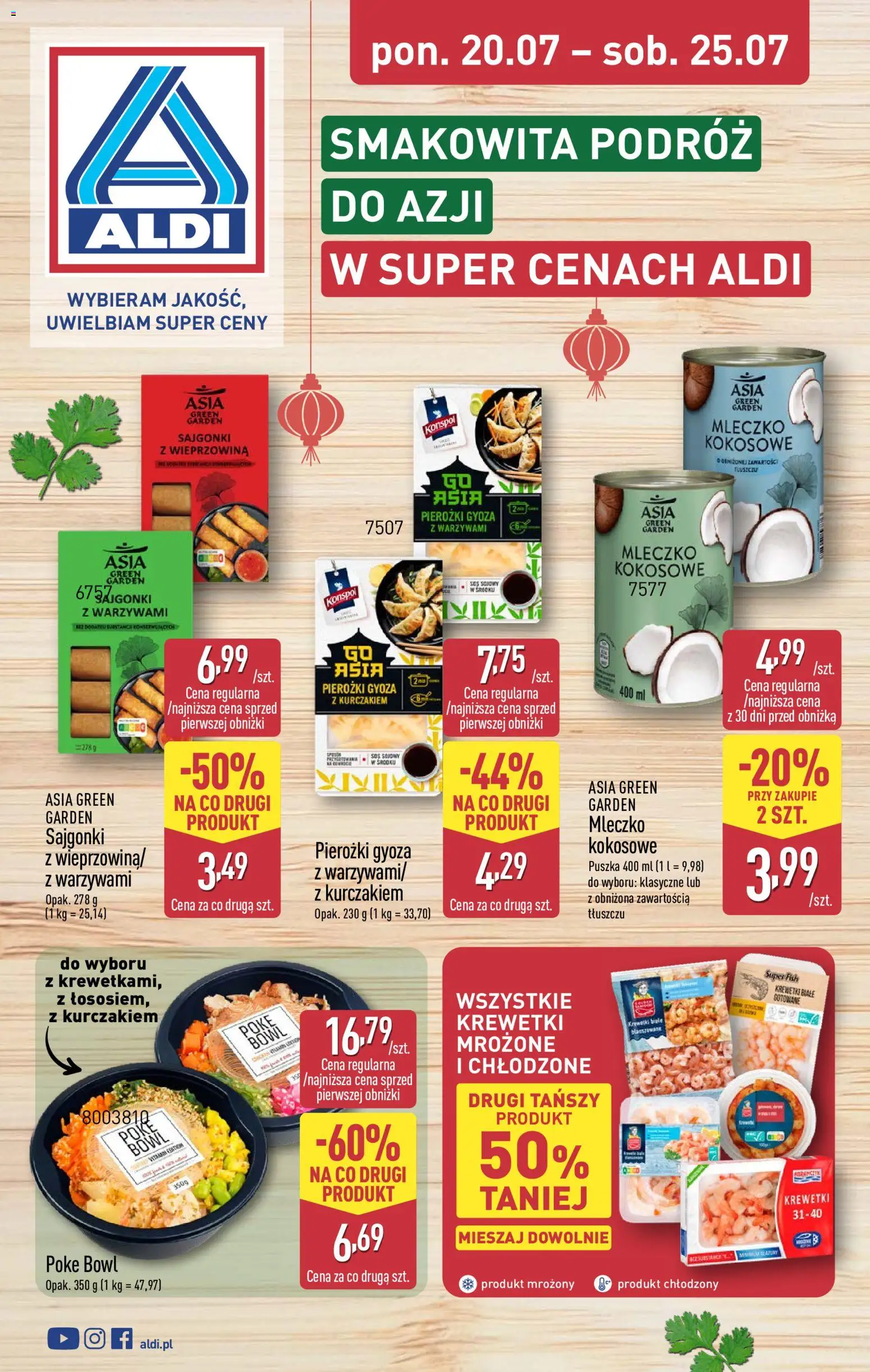 Pogląd gazetki "Aldi gazetka - Smakowita podróż do Azji" ze sklepu Aldi ważnej od 20.07.2026