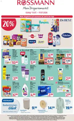 Vorschau von dem Prospekt des Geschäftes Rossmann, gültig ab dem 13.07.2026