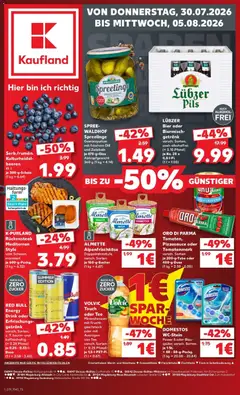Vorschau von dem Prospekt des Geschäftes Kaufland, gültig ab dem 30.07.2026