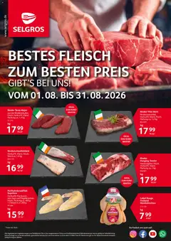 Vorschau von dem Prospekt des Geschäftes Selgros, gültig ab dem 01.08.2026