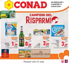 Anteprima dell'opuscolo Conad volantino dal negozio Conad valido da 01/07/2026
