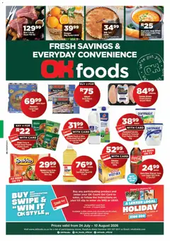 Preview of OK Foods flyer valid from 24/07/2026