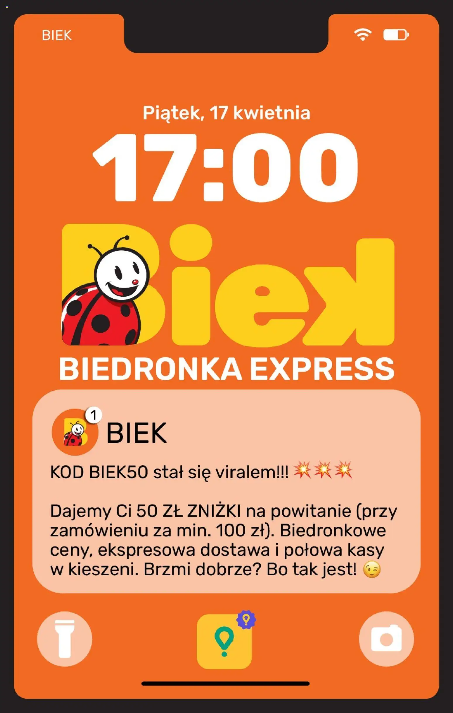 Pogląd gazetki "Biedronka gazetka - Biek" ze sklepu Biedronka ważnej od 17.04.2026
