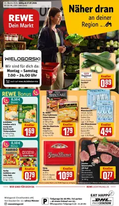 Vorschau von dem Prospekt des Geschäftes Rewe, gültig ab dem 27.07.2026