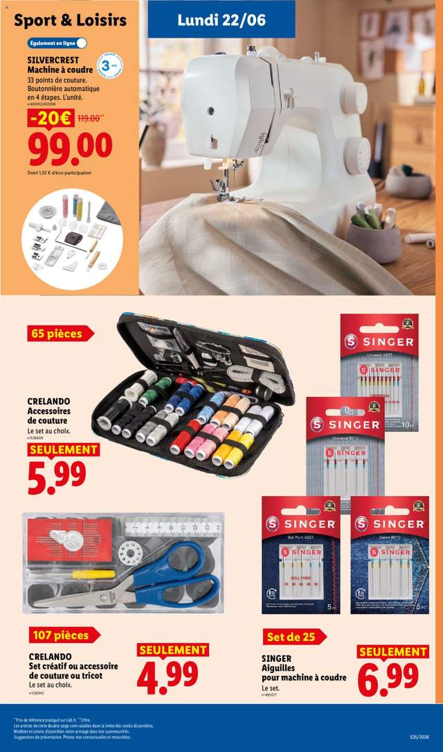 Nouveau catalogue Lidl à partir du 18/06
