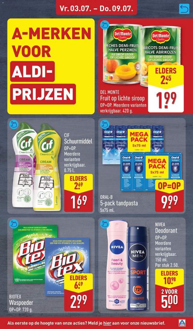 Nieuwe Aldi folder vanaf 29-06