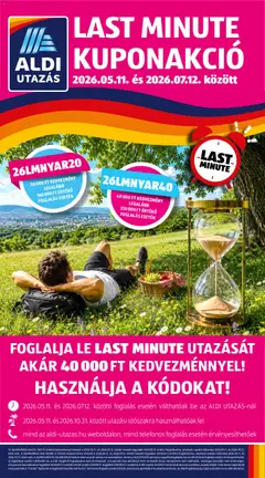 Aldi - Aldi Utazás katalógus megtekintése, amely érvényes 2026.06.04.-től