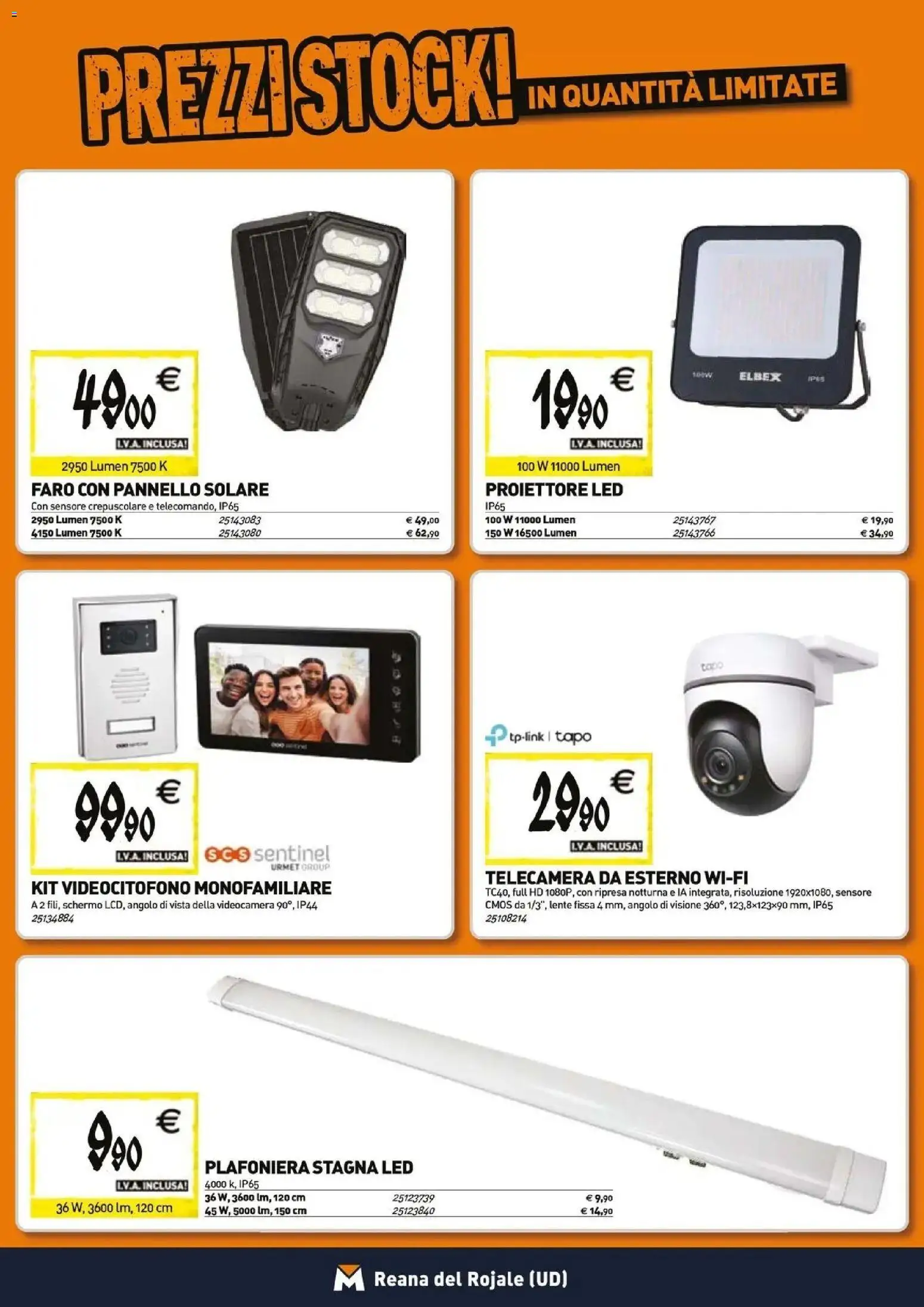 Anteprima dell'opuscolo TECNOMAT catalogo Reana del Rojale dal negozio TECNOMAT valido da 29/10/2026
