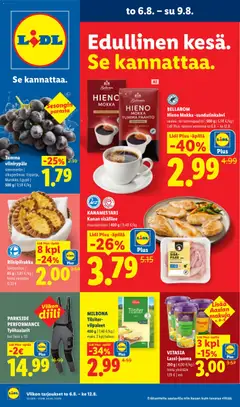 Kaupan Lidl Lidl tarjoukset - Tampere esikatselu, voimassa 06/08/2026