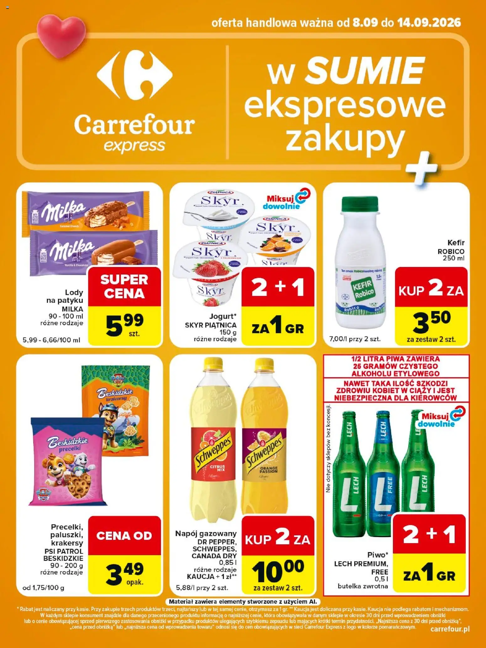 Pogląd gazetki "Carrefour gazetka - Express II" ze sklepu Carrefour ważnej od 08.09.2026