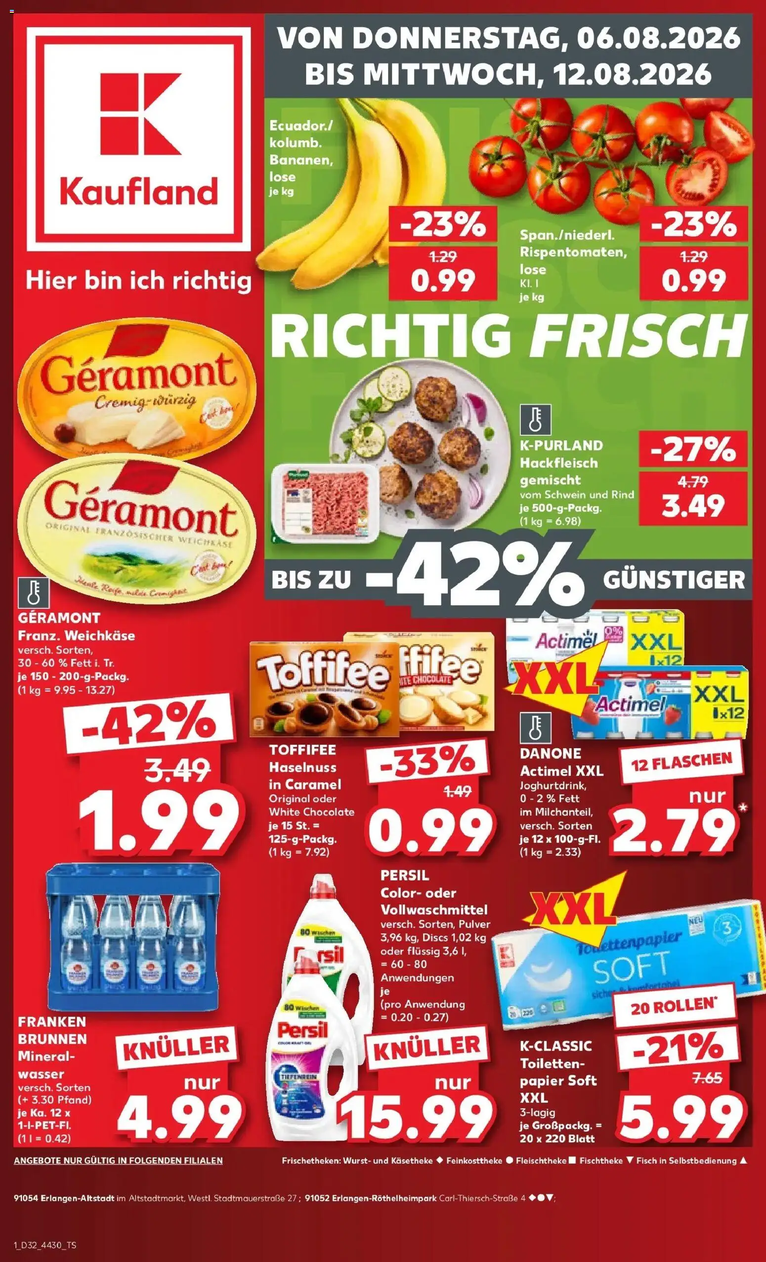 Vorschau von dem Prospekt des Geschäftes Kaufland, gültig ab dem 06.08.2026