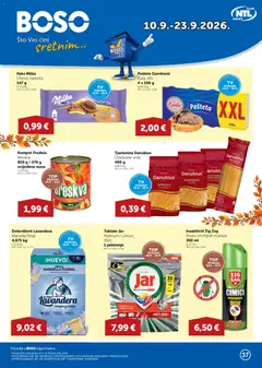 Pregled letka Boso Katalog trgovine Boso vrijedi od 10.09.2026