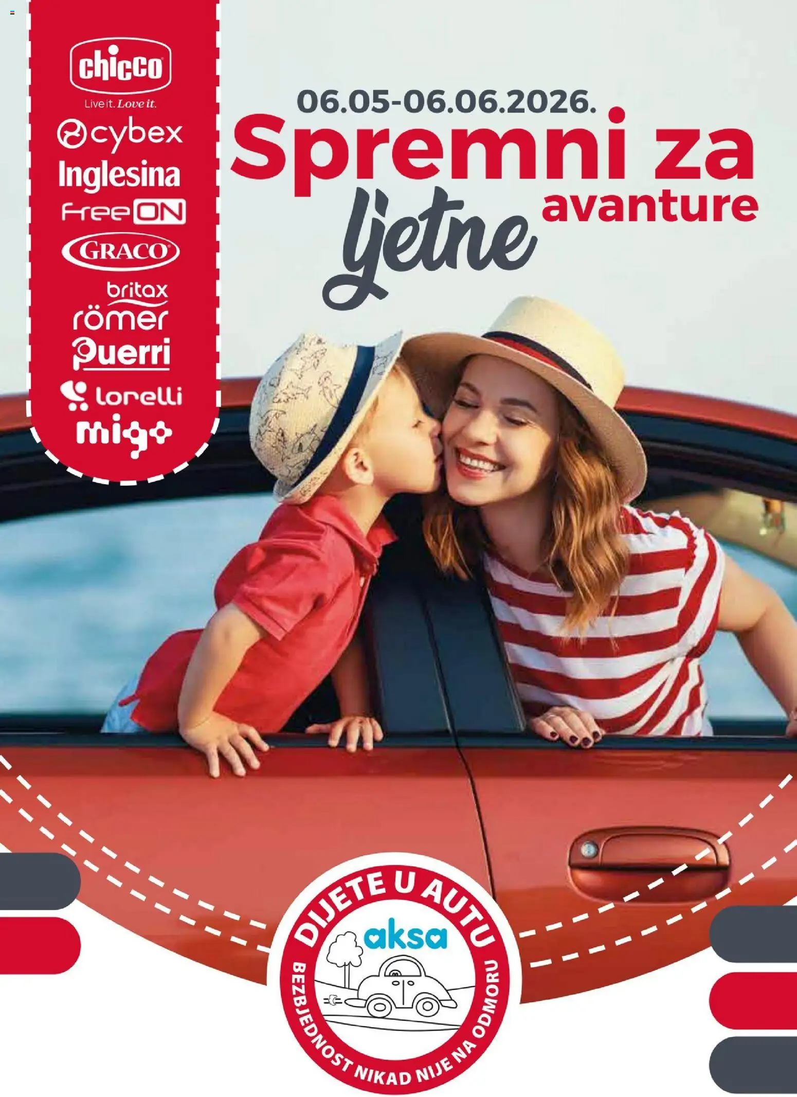 Pregled letka AKSA Spremni za ljetnje avanture trgovine AKSA vrijedi od 06.05.2026