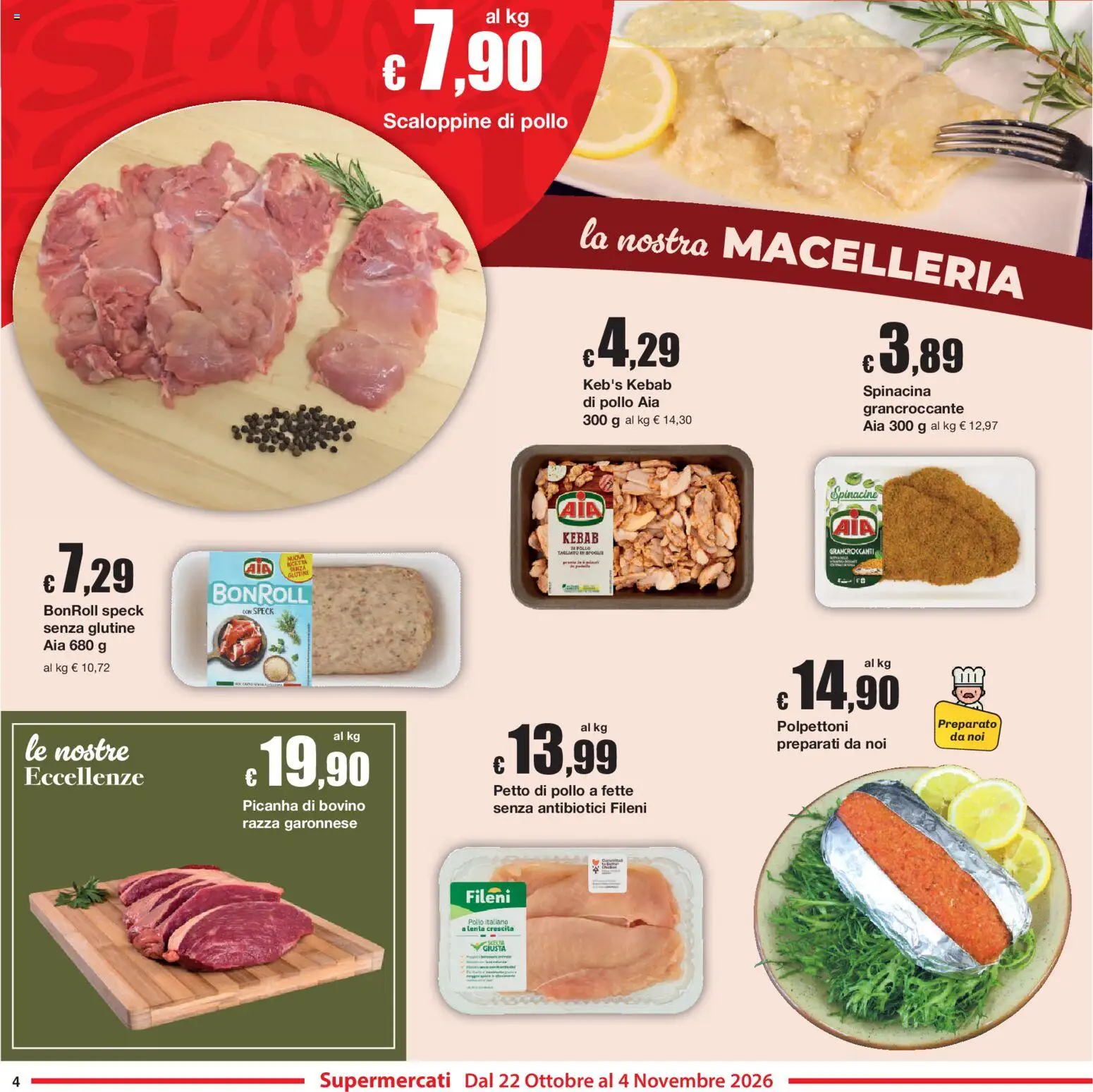 Anteprima dell'opuscolo Sì con Te volantino dal negozio Sì con Te valido da 22/10/2026 - Senza glutine, Pollo, Speck, Bovino, Petto di Pollo