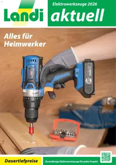 Vorschau des Merkblatts Aktionen Heimwerker vom Shop Landi gültig von 30.01.2026 bis 