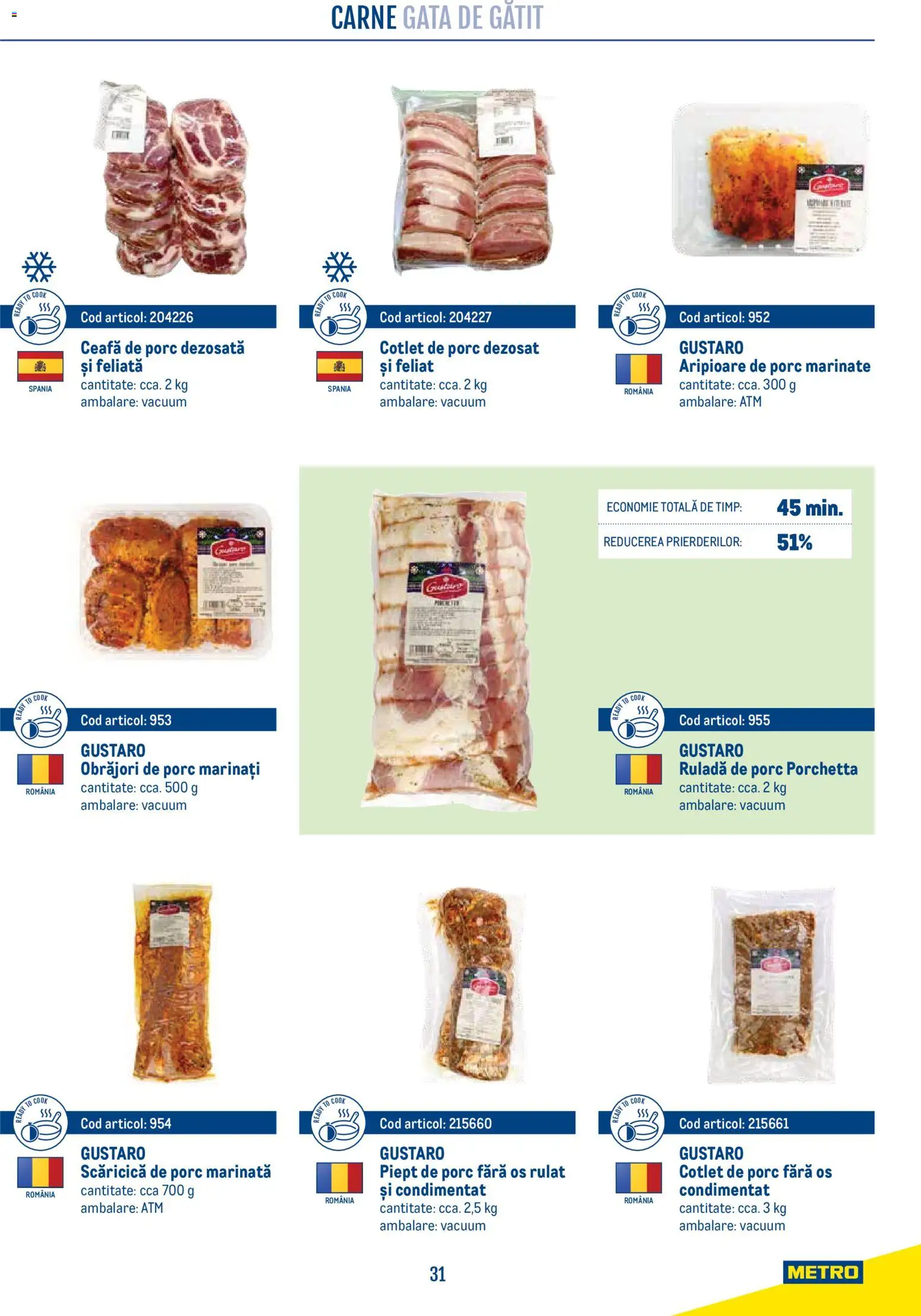 Previzualizarea de cataloage: Metro Metro Catalog Smart Chef valabil de la 21.04.2026 - Ceafa de porc, Piept de Porc, Ruladă, Cotlet