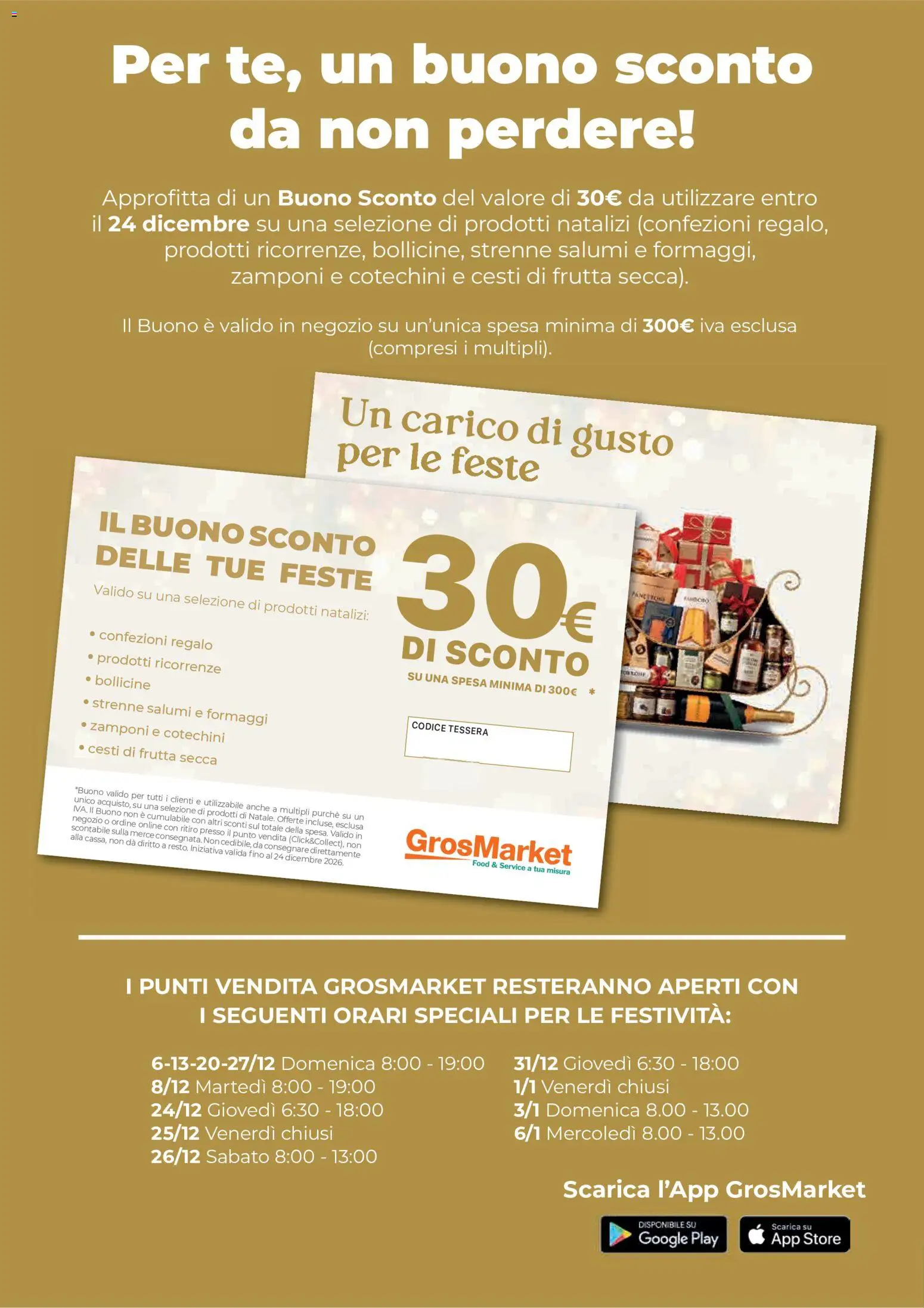 Anteprima dell'opuscolo Sogegross volantino Strenne dal negozio Sogegross valido da 27/10/2026 - Frutta, Frutta secca