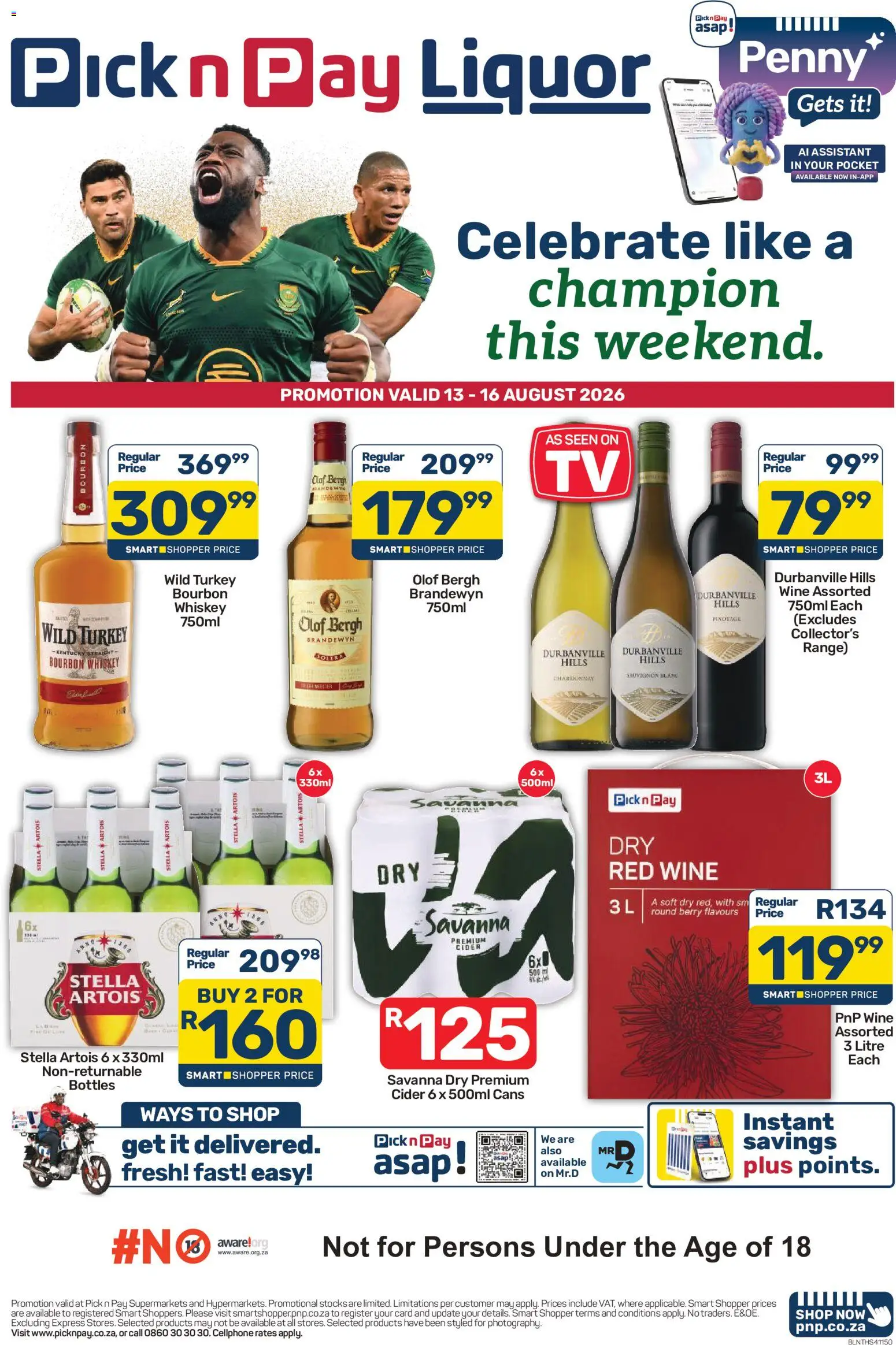 Preview of Pick n Pay flyer valid from 13/08/2026