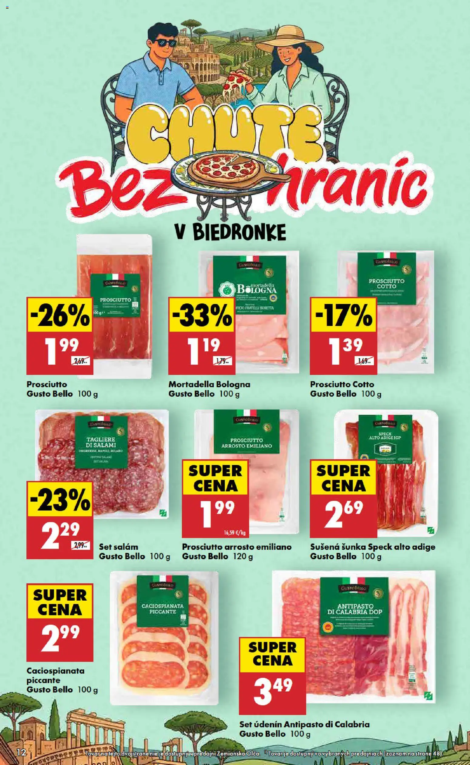 Náhľad Biedronka letáku platného od 29.10.2026 - Prosciutto, Šunka