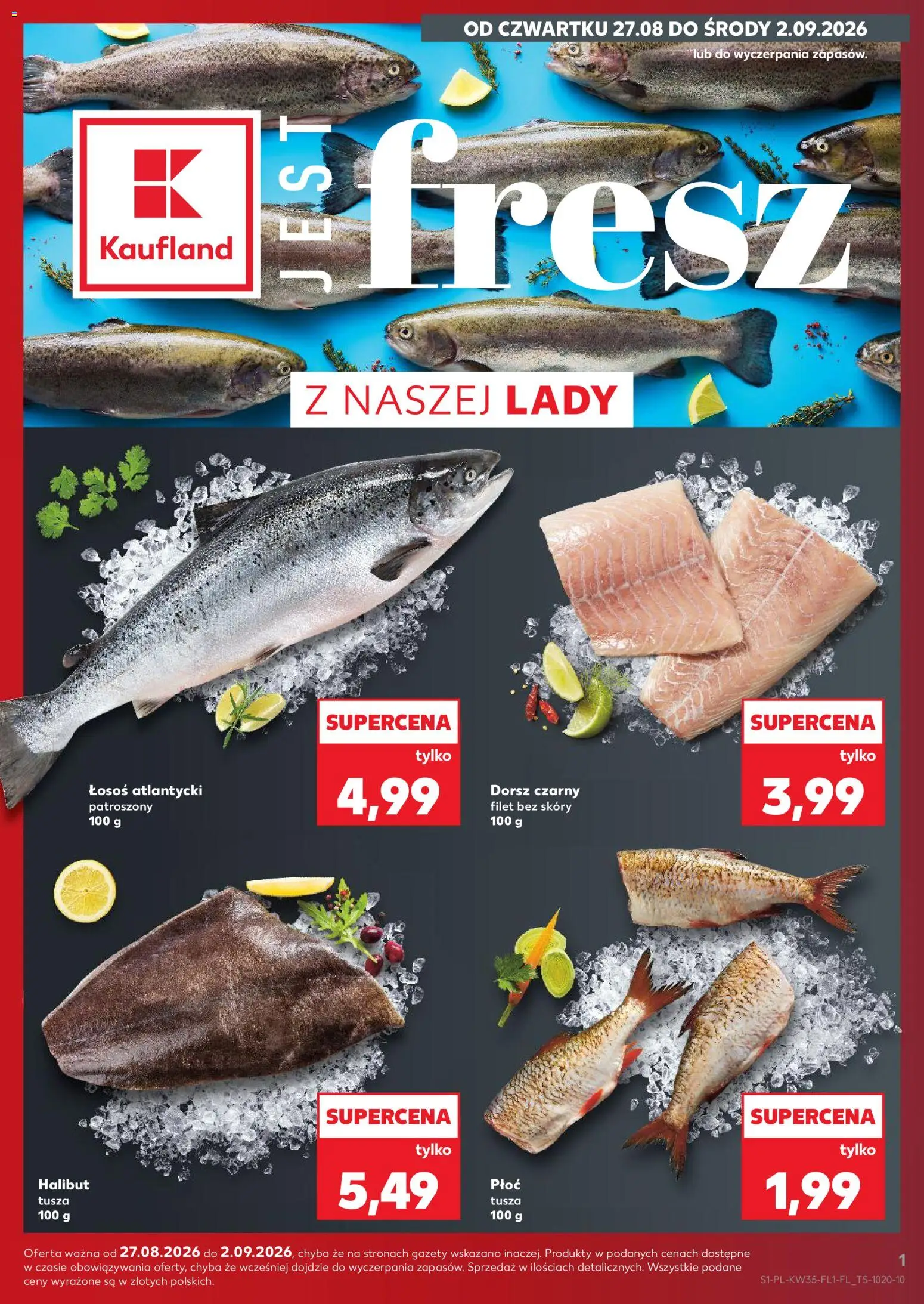 Náhled nabídky: Kaufland Polsko Kaufland Polsko leták - Jest fresz platný od 27.08.2026