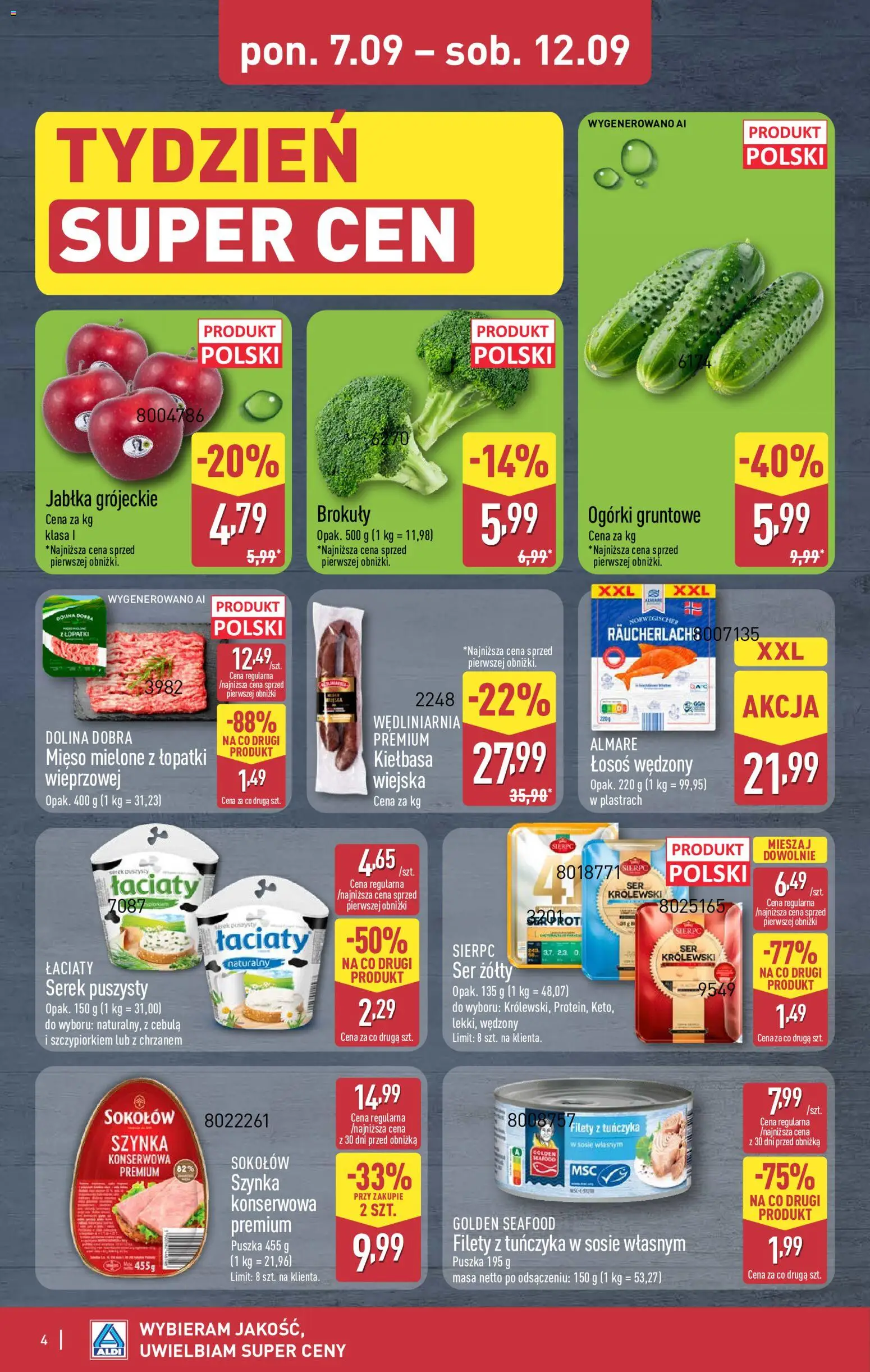 Pogląd gazetki "Aldi gazetka - Oferta weekendowa" ze sklepu Aldi ważnej od 10.09.2026