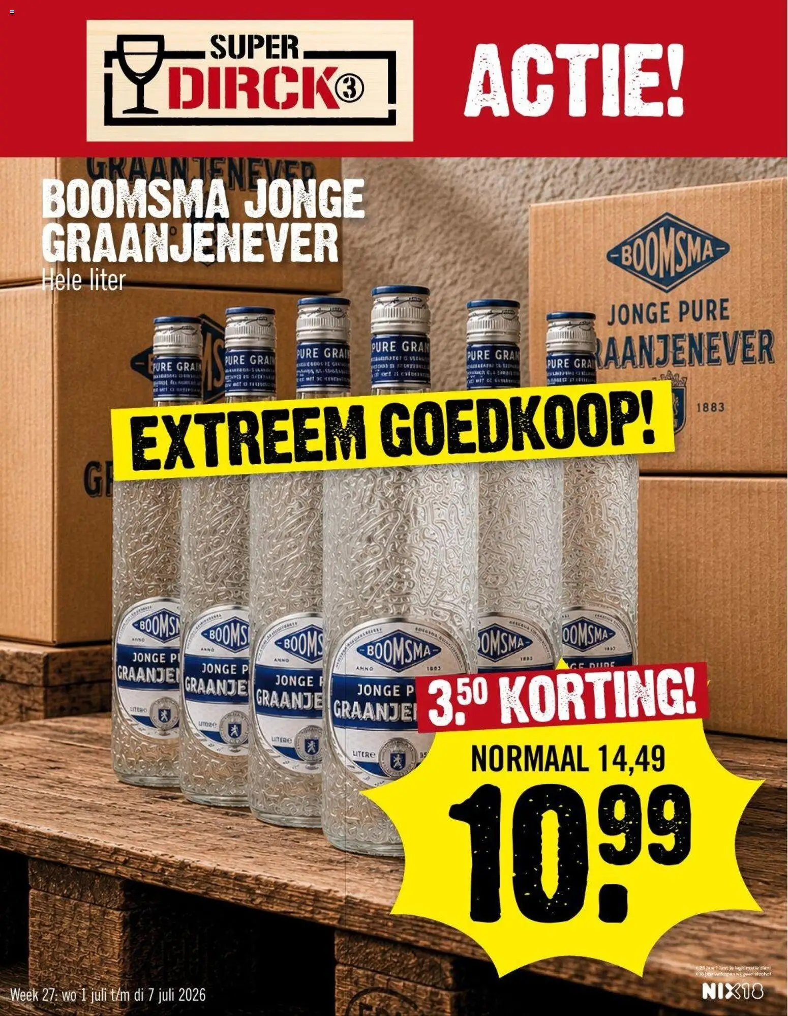 Voorbeeld van Dirk folder - Super Dirck 3 van winkel Dirk geldig vanaf 01-07-2026 - Alcohol