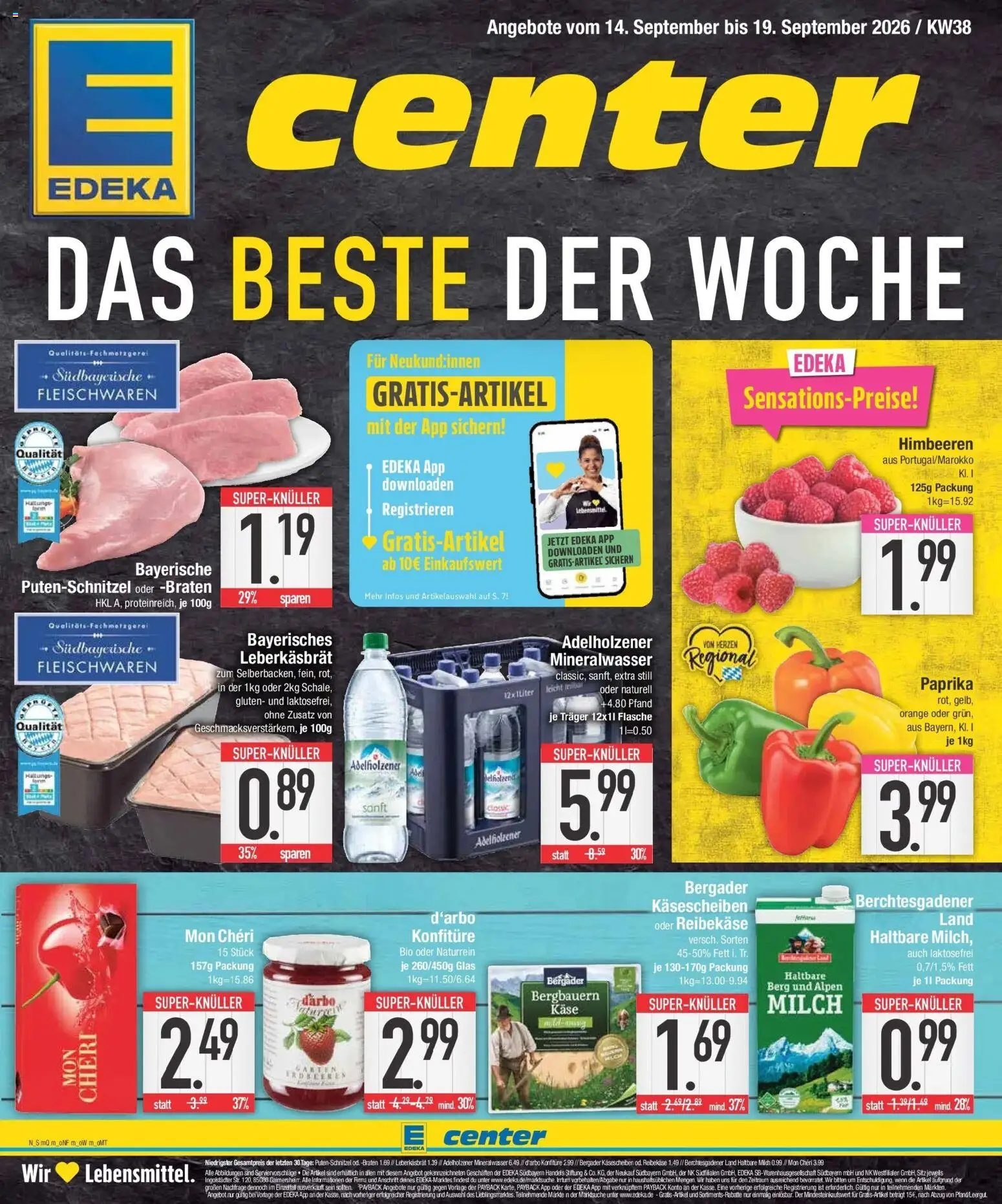 Vorschau von dem Prospekt des Geschäftes E center, gültig ab dem 14.09.2026