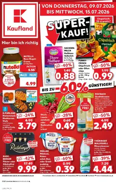 Vorschau von dem Prospekt des Geschäftes Kaufland, gültig ab dem 09.07.2026