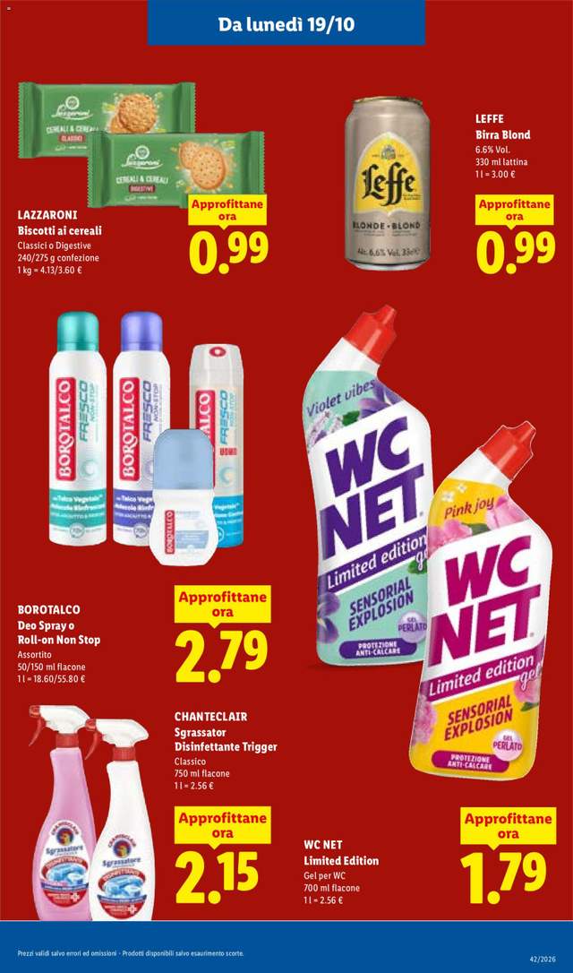 Nuovo volantino Lidl dal 15/10