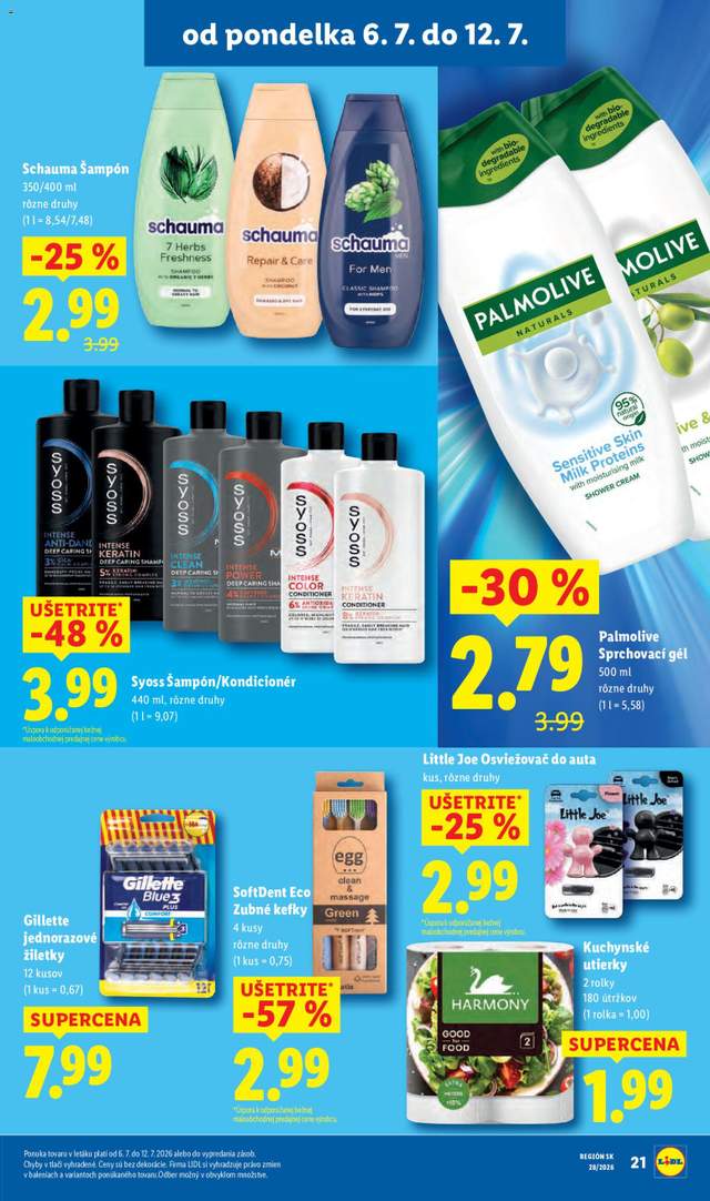 Nový Lidl leták od 06.07.